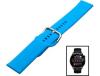 Kit Bracelete Smoothsilicone com Fivela e Película de Gel Huawei GT2 46mm Sport PHONECARE Smoothsilicone com Fivela Azul Céu