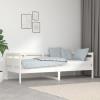 vidaXL Sofá-cama 80x200 cm madeira de pinho maciça branco