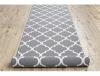 Passadeira Base Antideslizante Trevo Marroquino 90 cm Cinzento Trellis 30352