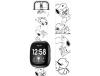 Bracelete Silicone Suave Personalizada Fitbit Versa 2 Snoopy
