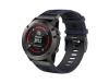 Bracelete Pioneer para Garmin Tactix Bravo Azul Escuro e Preto