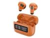 Auriculares Bluetooth True Wireless CHRONUS 5.3 Alto-Falante de Filme Composto de 13 Mm Laranja