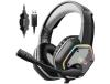 Auscultadores ENKERS Eksa Usb Gaming Headset 7.1 Surround  Ps4  Noise Canceling Mic e Rgb Light