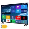 ESMART Televisão Smart TV Frameless FHD, 43, 1920 x 1080, Preto