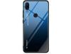Capa Traseira Glass  Redmi Note 7 - Preto / Azul