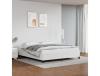 Estrutura de Cama 160X200 Cm Couro Artificial Cappuccino