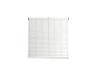 Cortina PVC Alicantina com roldana metálica | Cortina de rolo | Cortina de enrolar para janelas, portas, sala e cozinha branca 110 x 180 cm