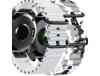 Pack 2X Bracelete Ocean Waves para Garmin Descent Mk2I Branco e Branco Militar ANTIIMPACTO!