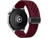 Bracelete Magnetico Snapflow para Haylou Rs4 / Rs4 Plus Vinho ANTIIMPACTO!