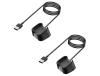 Carregador para Fitbit Versa 2 Substituição de Cabo de Carregamento Usb Dock Stand 2 Pack VENISYMLIS