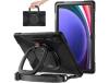 Capa para Samsung Galaxy Tab S9Ultra X910 Capa Estojo Macio com Compartimento para Caneta CHRUI Preto