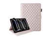 Capa para Samsung Galaxy Tab A9 Plus Pequeno em Formato de Diamante Concha Antiqueda CHRUI Ouro Rosa