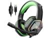 Fone de Ouvido para Jogos Ps4 N7 Xbox One Fone de Ouvido com Fio para Jogos para Pc com Microfone Cancelador de Ruído Fones de Ouvido Sobre YEMAESRE