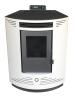 Salamandra a pellets canto LEIFO LF-22B 9KW BRANCA