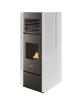 Salamandra a pellets canalizável NIA 15.4KW BRANCA