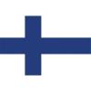 Finland 30 x 45 cm White / Blue