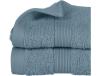 TOALHA DE RIZO 450GR COR AZUL ABETO 30X50CM