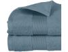 TOALHA DE RIZO 450GR COR AZUL ABETO 100X150CM