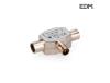 FICHA TRIPLA 1 MACHO + 2 FEMEAS METALICO EXTRA EMBALADO RETRACTILADO
