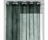 CORTINA COM AROS COR VERDE SELVA 140X240CM