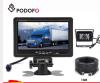 Conjunto de Câmera de Marcha Atrás + Monitor 7' e Cabos PODOFO
